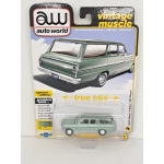 Auto World 1:64 Chevrolet II Nova 400 Wagon 1963 laurel green
